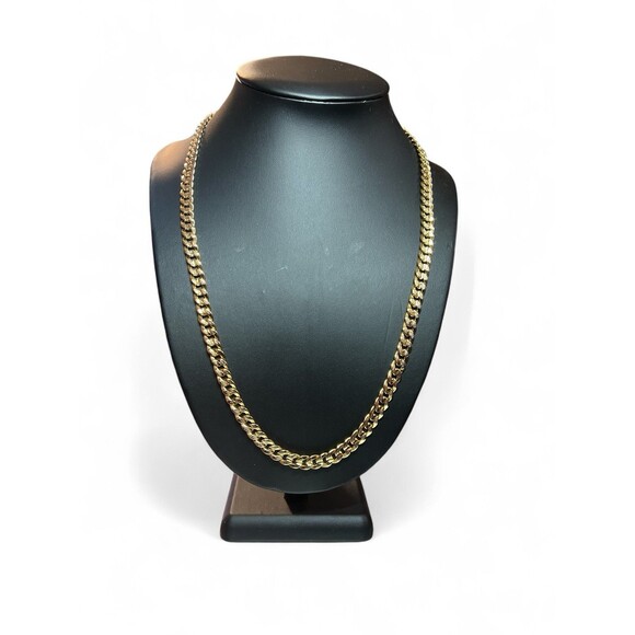 Men Miami Cuban Link Chain HEAVY 18K Gold Plated Necklace Hip Hop 6M 42g - Picture 1 of 4